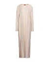 Missoni Womens Light Tones Striped Metallic-weave Knitted Maxi Dress In Pink