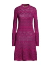 MISSONI MISSONI WOMAN MIDI DRESS MAUVE SIZE 4 WOOL, VISCOSE