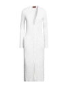 Missoni Woman Cardigan White Size 2 Viscose, Polyamide, Polyester
