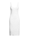 Missoni Woman Midi Dress White Size 8 Viscose, Polyamide, Polyester In White