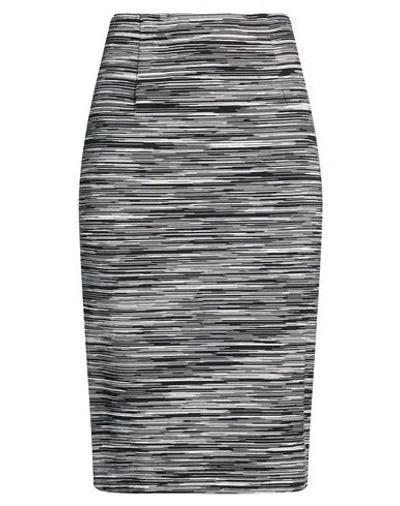 Missoni Woman Midi Skirt Black Size 8 Cotton