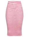 Missoni Striped Knitted Midi Skirt In Pink