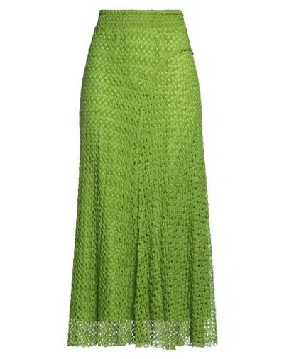 Missoni Woman Midi Skirt Light Green Size 4 Viscose