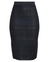 Missoni Woman Midi Skirt Navy Size 6 Viscose, Wool In Navy