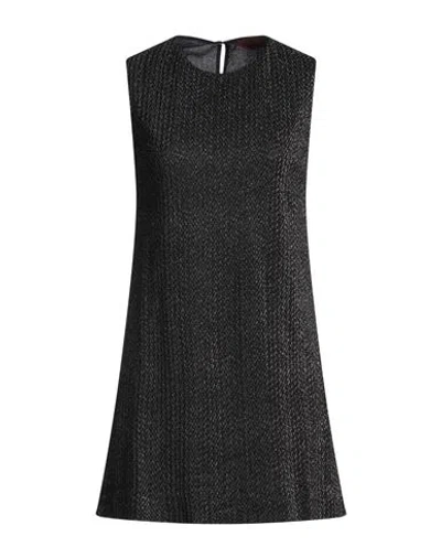 Missoni Zigzag-woven Lurex-detail Dress In Black