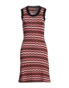 Missoni Zig Zag Cotton-blend Mini Dress In Pink