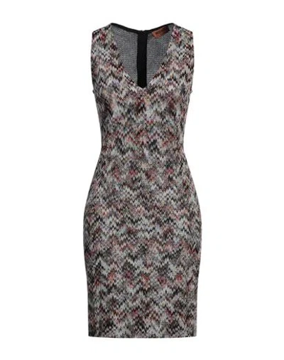 Missoni Woman Mini Dress Fuchsia Size 6 Viscose In Pink