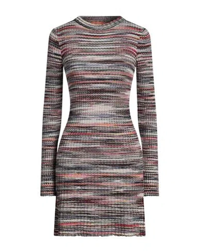 Missoni Striped Short Dress In Multi