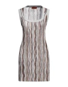 Missoni Zig Zag Minidress In Grey