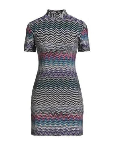 Missoni Woman Mini Dress Lilac Size 12 Wool