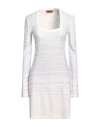 Missoni Woman Mini Dress Lilac Size 4 Viscose, Polyester, Polyamide, Metal In Purple