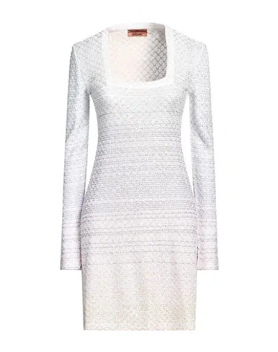 Missoni Woman Mini Dress Lilac Size 4 Viscose, Polyester, Polyamide, Metal In Purple