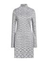 Missoni Woman Mini Dress Lilac Size 8 Viscose, Wool, Polyamide, Elastane, Polyester