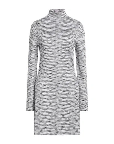 Missoni Woman Mini Dress Lilac Size 8 Viscose, Wool, Polyamide, Elastane, Polyester In Purple
