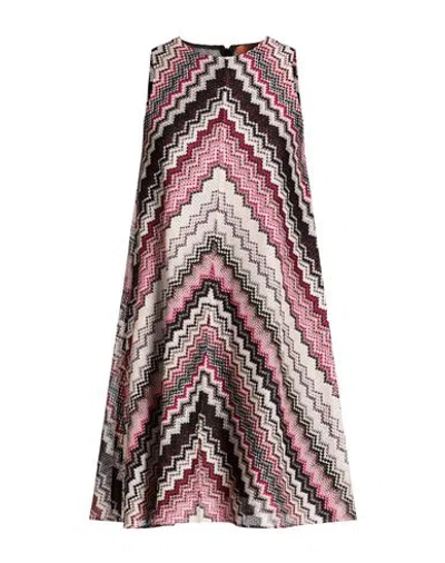 Missoni Metallic Crochet-knit Mini Dress In Multi
