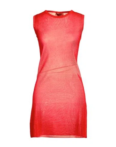 Missoni Woman Mini Dress Red Size 4 Polyester, Viscose