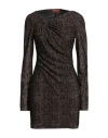 Missoni Woman Mini Dress Sand Size 8 Polyamide, Elastane