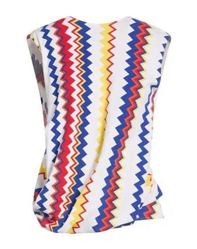 MISSONI MISSONI WOMAN MINI DRESS WHITE SIZE 10 VISCOSE, POLYESTER