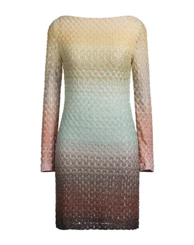 Missoni Women's Fabric Clothing Dresses | Size It 40 | Ds25sg40br0134s6154 In S6154-multi Brown G