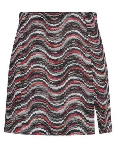 Missoni Metallic Crochet-knit Mini Skirt In Schwarz
