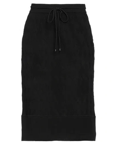 Missoni Woman Mini Skirt Black Size 12 Wool, Viscose, Polyamide, Elastane