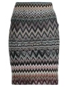 Missoni Woman Mini Skirt Black Size 0 Wool, Viscose