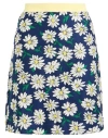 Missoni Woman Mini Skirt Blue Size S Cotton, Polyamide, Elastane In Blue