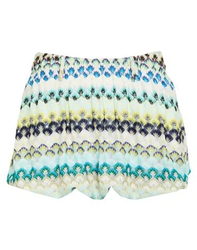 Missoni Woman Mini Skirt Sky Blue Size 4 Viscose In Multi