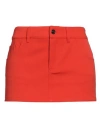Missoni Technical Fabric Mini-skirt In Tomato Red