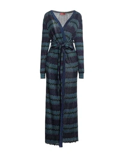 Missoni Woman Overcoat & Trench Coat Black Size 8 Viscose, Cupro, Polyester, Polyamide