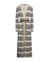 Missoni Woman Overcoat & Trench Coat Gold Size 4 Viscose, Cupro, Polyester, Polyamide