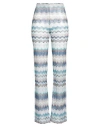 Missoni Woman Pants Azure Size 10 Viscose, Metallic Fiber, Polyamide In Blue