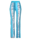 Missoni Woman Pants Azure Size 8 Viscose, Silk, Cupro, Polyester In Blue