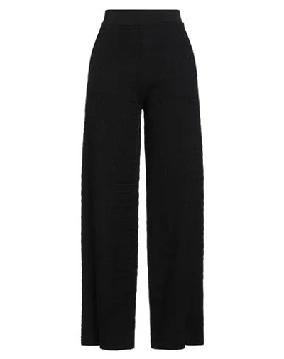 Missoni Woman Pants Black Size 10 Cotton, Polyurethane