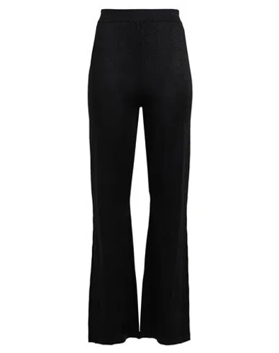 Missoni Woman Pants Black Size 10 Viscose, Metallic Fiber