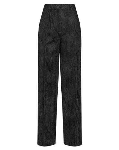 Missoni Woman Pants Black Size 10 Viscose, Metallic Fiber, Polyamide