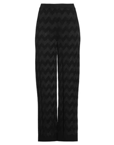 Missoni Woman Pants Black Size 10 Wool, Viscose, Polyamide
