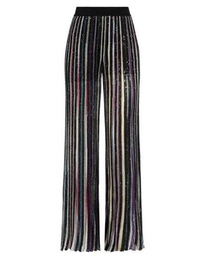 Missoni Woman Pants Black Size 4 Viscose, Polyamide, Polyester, Cupro