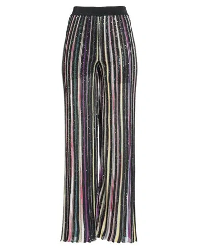 Missoni Woman Pants Black Size 6 Viscose, Polyamide, Polyester, Cupro