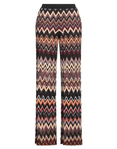 Missoni Zigzag-knit Wide-leg Trousers In Multicolor