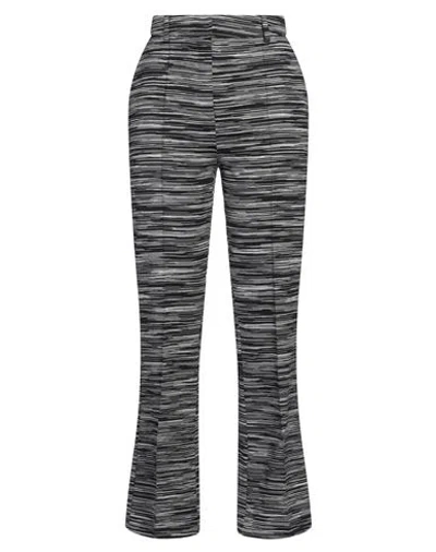 Missoni High Waist Cotton Trousers In Black