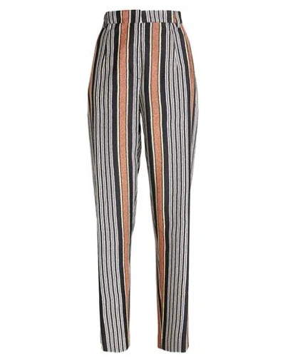 Missoni Woman Pants Black Size 8 Viscose, Metallic Fiber