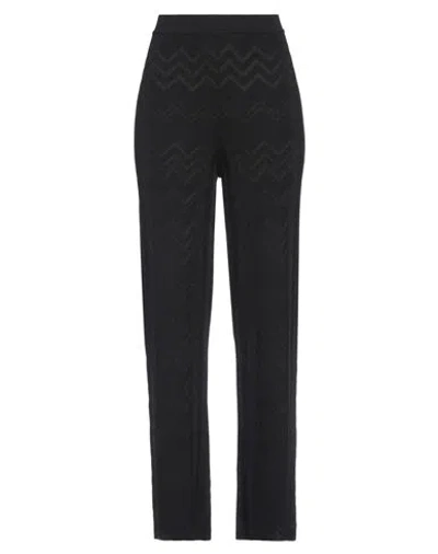 Missoni Woman Pants Black Size 8 Wool, Viscose