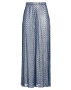 Missoni Woman Pants Blue Size 10 Viscose In Blue