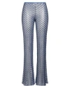 Missoni Woman Pants Blue Size 10 Viscose