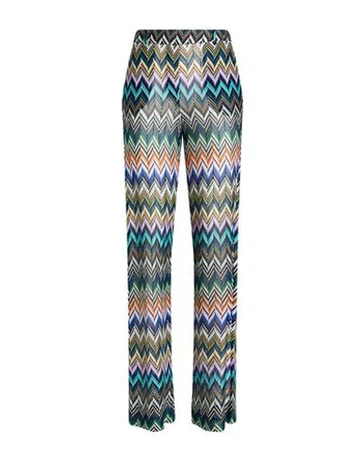 Missoni Woman Pants Blue Size 2 Viscose
