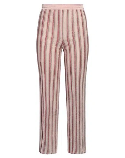 Missoni Woman Pants Blush Size 10 Viscose, Cupro, Polyester In Pink