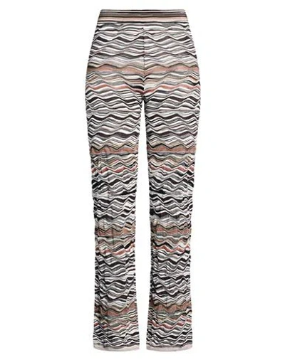 Missoni Woman Pants Brown Size 6 Viscose, Wool, Polyamide, Elastane In Multi