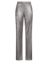 Missoni Woman Pants Burgundy Size 6 Viscose, Polyurethane In Metallic