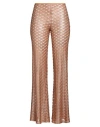 Missoni Woman Pants Camel Size 4 Viscose In Beige